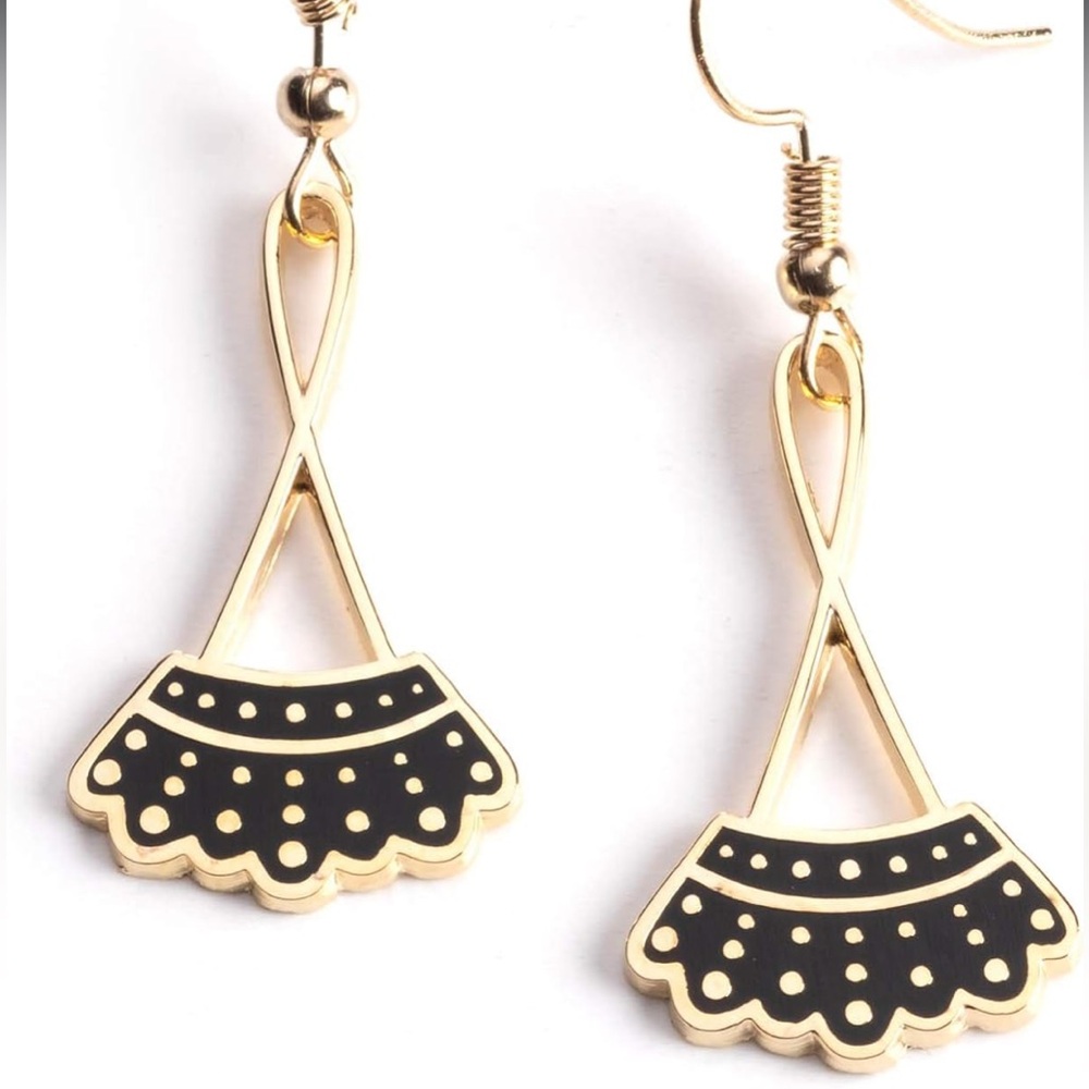 🎁 FREE GIFT WITH PURCHASE RBG Chandelier Dissent Collar Drop Earrings
